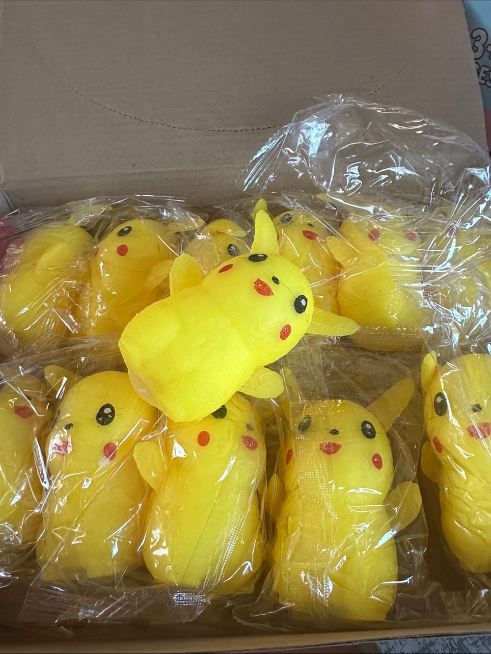 Yellow Plush Cartoon Character squishy Toy -